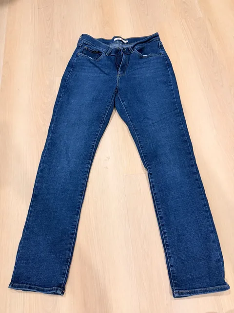 Levi's Classic Straight Jeans 28x27 Blue Denim