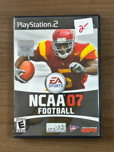 NCAA Football 07 Sony PlayStation 2 PS2 2006 EA Sports Game w/ Manual & Case