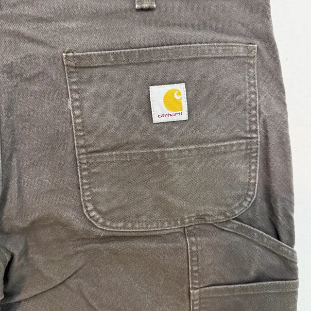 Brown Carhartt Double Knee Workwear Sz 36x30