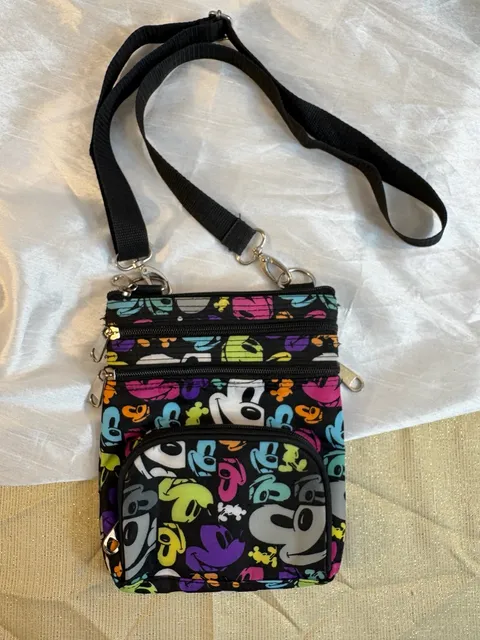 Disney Parks Mickey Mouse Multicolor Crossbody Bag