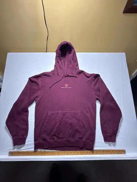 Primitive Naruto Shippuden Itachi Hoodie Size M Burgundy