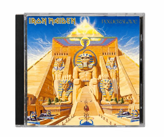 Iron Maiden Powerslave CD Capitol CDP 7 46045 2 DIDX 247 USA Heavy Metal