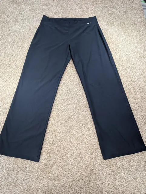 Nike Yoga Pants Black Athletic Workout Pants