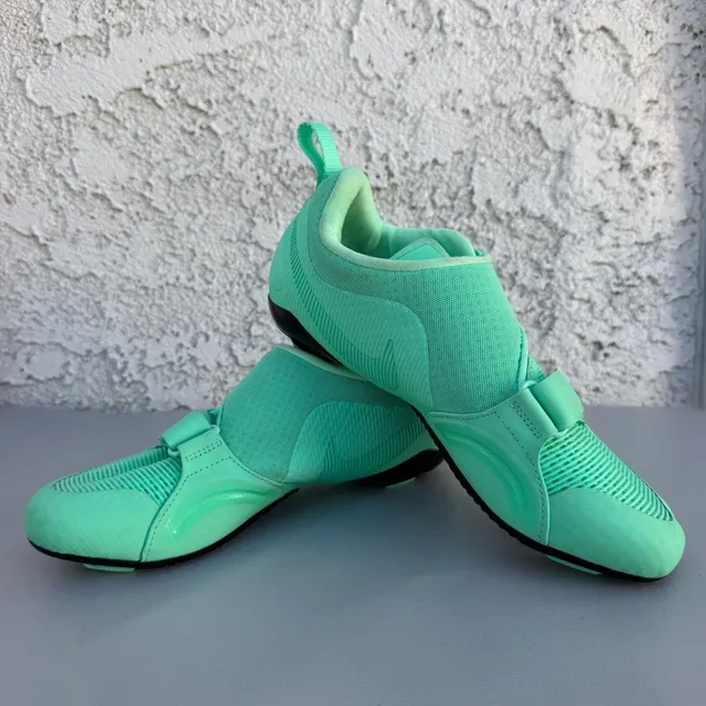Nike SuperRep Cycle 2 Womens 8 Mint Green Indoor Cycling Spin Shoes CJ0775-305
