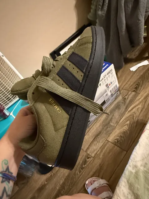 Adidas Campus 00s Size 9 Olive Strata Black