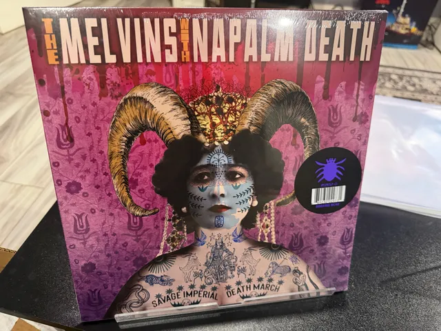 The Melvins with Napalm Death Savage Imperial Death March Vinyl LP