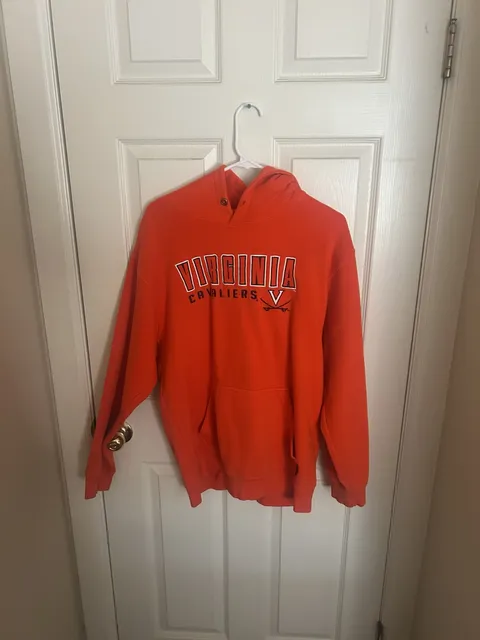 CI Sport Virginia Cavaliers Hoodie Size M Orange