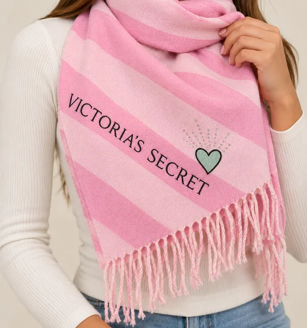 Victoria's Secret Striped Scarf