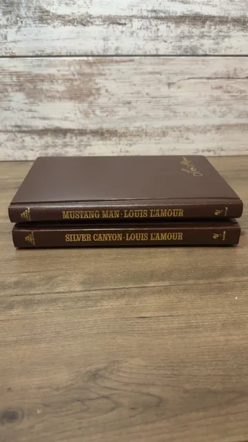 Louis L'Amour Collection Mustang Man & Silver Canyon Leatherette Set