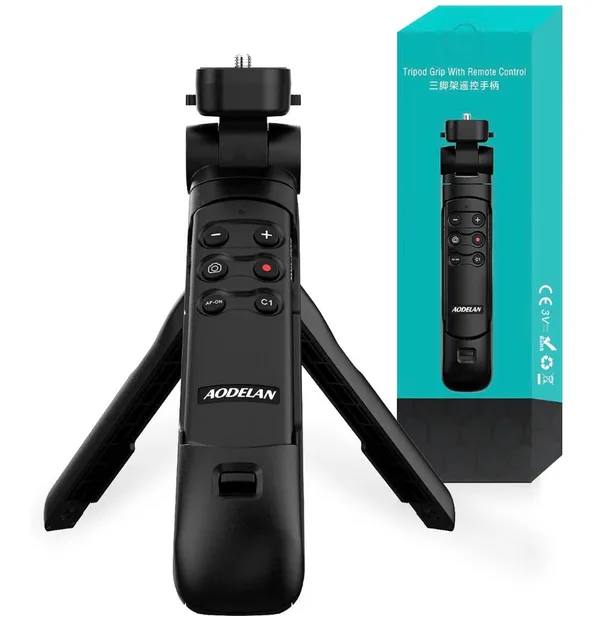 Mini Shooting Grip and Tripod with Wireless Remote Shutter