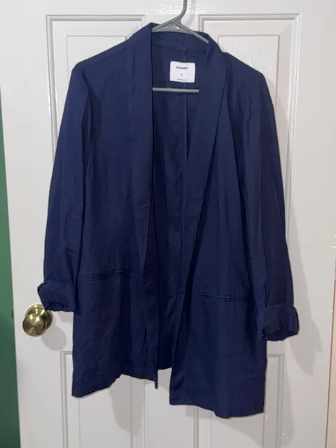 Old Navy Open-Front Blazer Size XL Blue