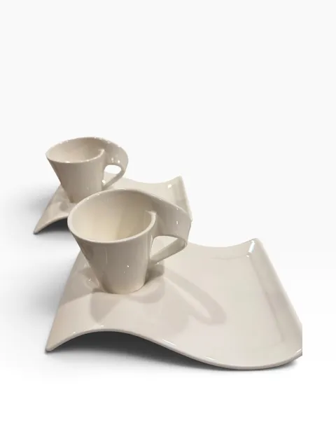 Villeroy & Boch New Wave Coffee Cup And Saucer Set of 2