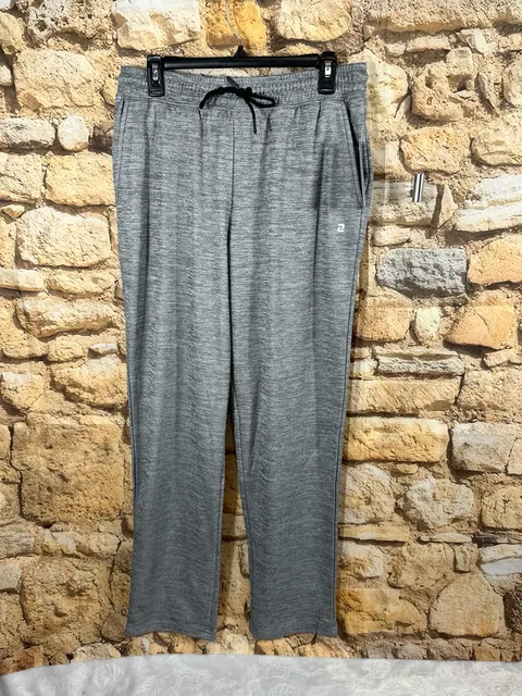 Zelos Athletic Track Pants Gray Heather