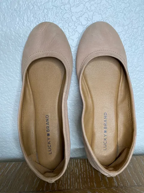 Lucky Brand Ballet Flats Size 7.5 M / 38 Nude Leather