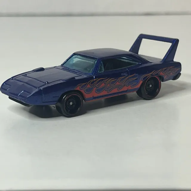 Hot Wheels Plymouth Superbird HW Flames Dark Blue