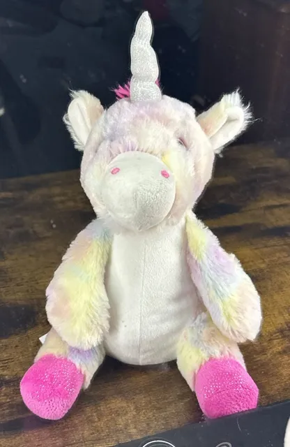 The Petting Zoo Unicorn Pastel Rainbow Plush Stuffed Animal
