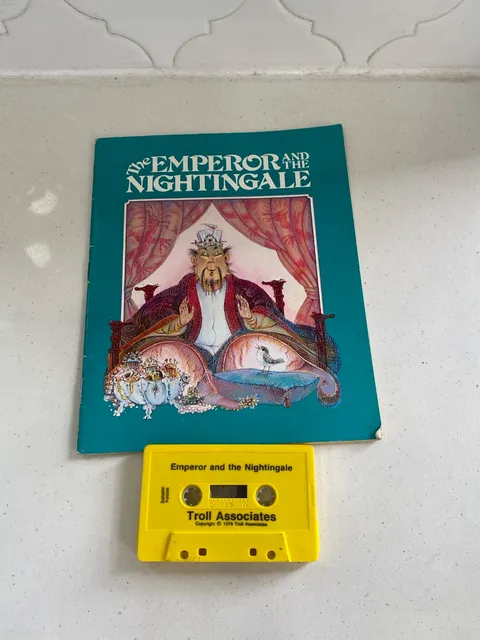 Troll Associates The Emperor and the Nightingale Book and Cassette Tape
