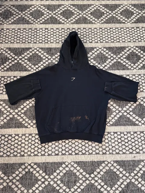 Gymshark London Exclusive Hoodie Black Regent St Mouse Graphic Size M
