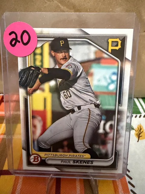 2024 Bowman Paul Skenes Pittsburgh Pirates Rookie Card BP-125