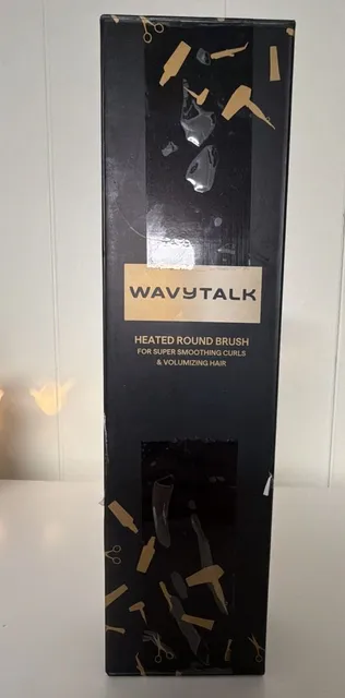 Wavytalk Heated Round Brush Pink Ceramic Barrel