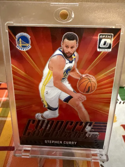 Stephen Curry Donruss Optic Express Lane Prizm Card No. 13