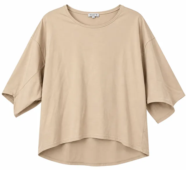 Suzy D Yonit Top Size S/M Beige