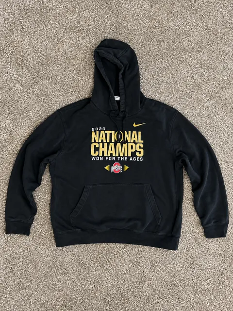 Nike Ohio State 2024 National Champs Hoodie Size XL