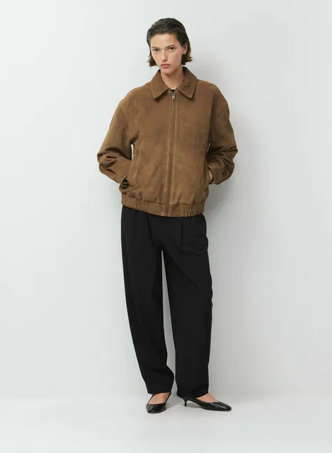 ARITIZA Jones Bomber - Suede Jacket Size Medium NWT