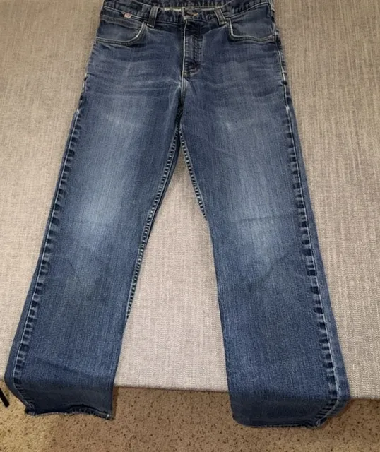 Carhartt FR Jeans Size 33x34 Blue Flame Resistant Denim Work Pants