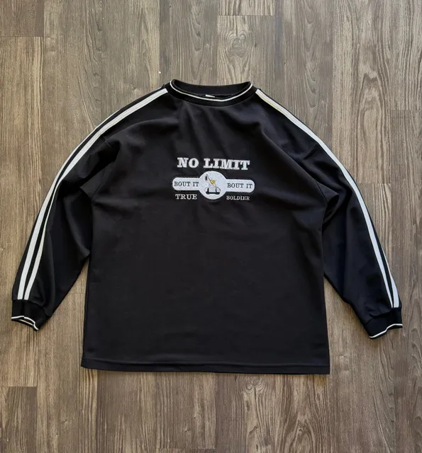 Vintage 90s No Limit Records Master P True Soldier Long Sleeve Hip Hop
