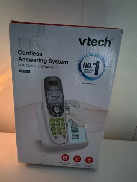 VTech CS6124 Cordless Answering System DECT 6.0 White