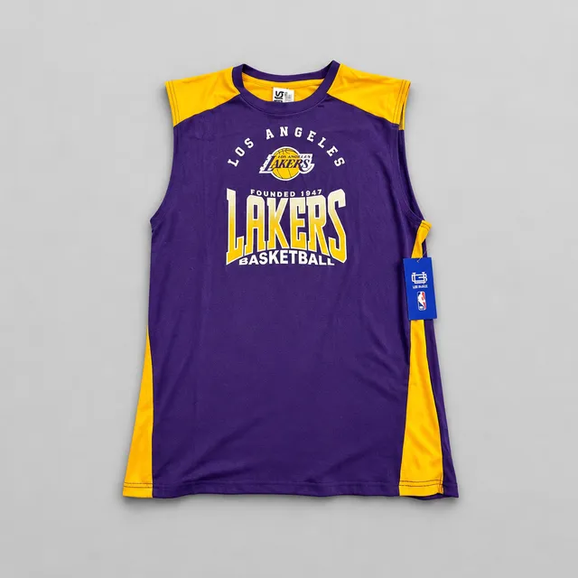 NBA Los Angeles Lakers Tank Top Size S Purple Yellow
