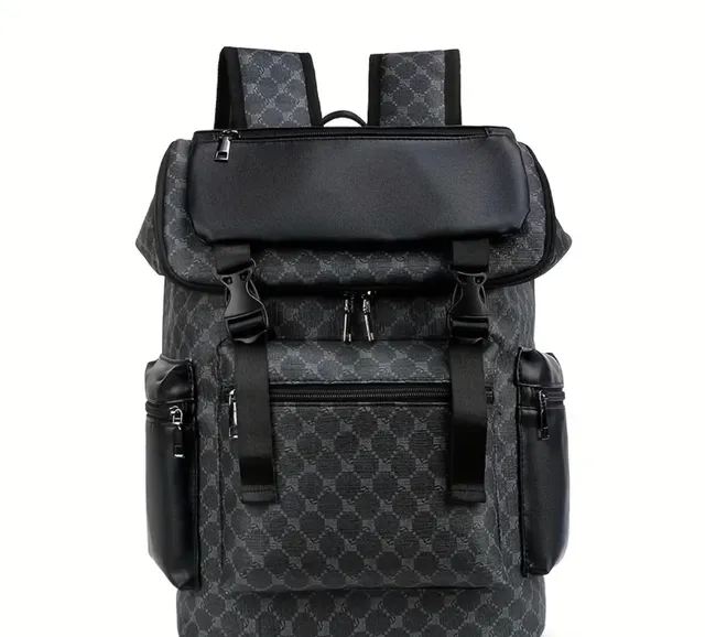 2025 Sac à dos pour ordinateur portable pour homme et femme, PU pour voyages d'affaires, grande capacité, sac à dos de travail aquatique avec port