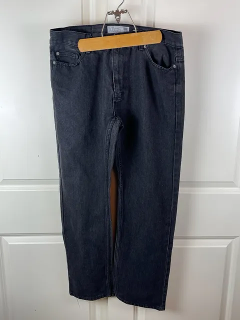 Recycled blues Black Straight Leg Jeans
