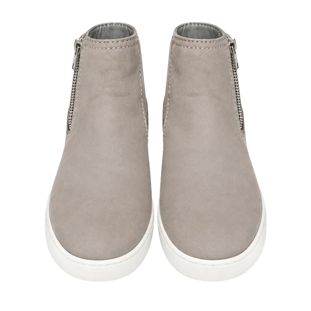 Naturalizer Miranda Size 5M Grey Leather Booties