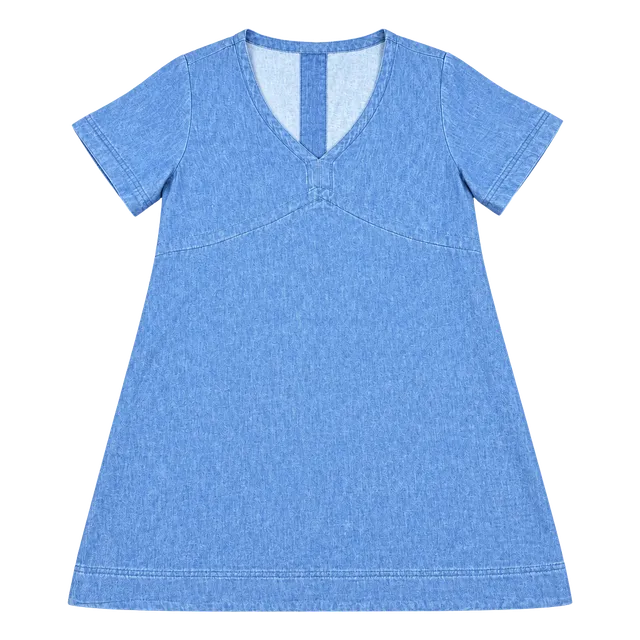 Old Navy Modern Chambray Denim Shift Dress L