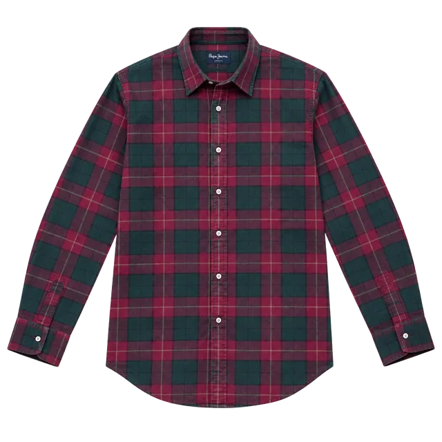 Ralph Lauren Blake Plaid Long Sleeve Shirt Size M Red Green Cotton