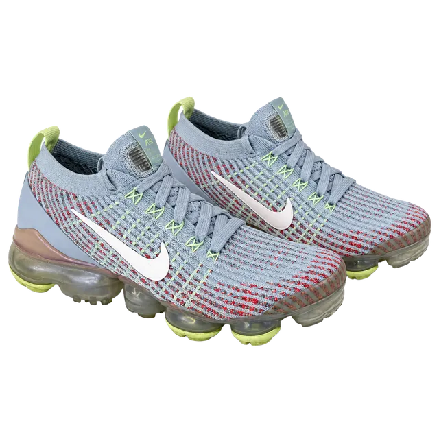 Nike Air VaporMax Flyknit 3 Sneakers Grey Multi-Color Women’s 6.5