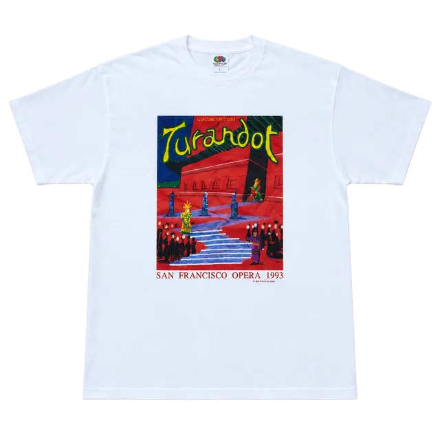 Hanes Vintage 1993 San Francisco Opera Turandot T-Shirt Size Large