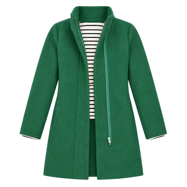 J. Crew City Connect Wool Blend Coat