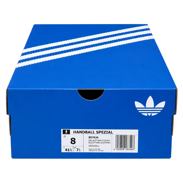 Adidas Handball Spezial Size 8 mens Cream White Blue Gum
