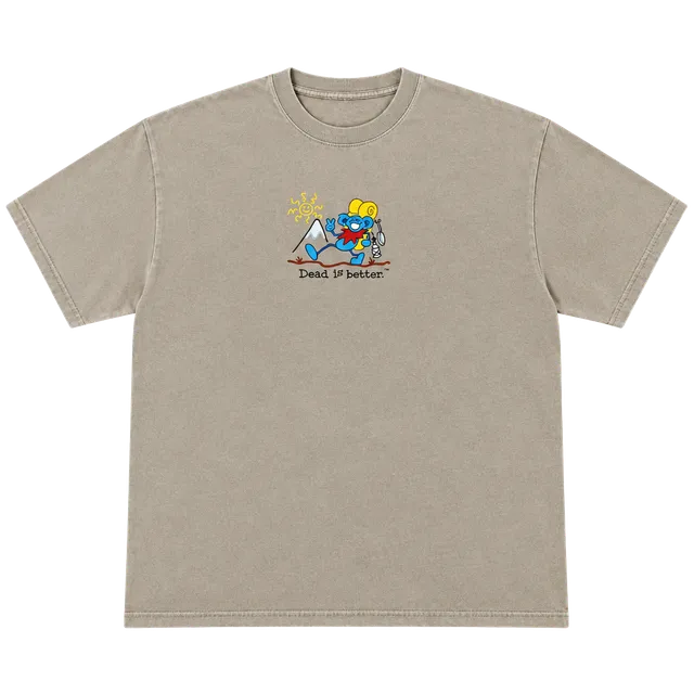 Liquid Blue Grateful Dead Dead Is Better T-Shirt XL Tan