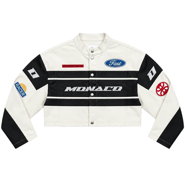 Y2K Fashion Nova Monaco Cropped Jacket Size XL
