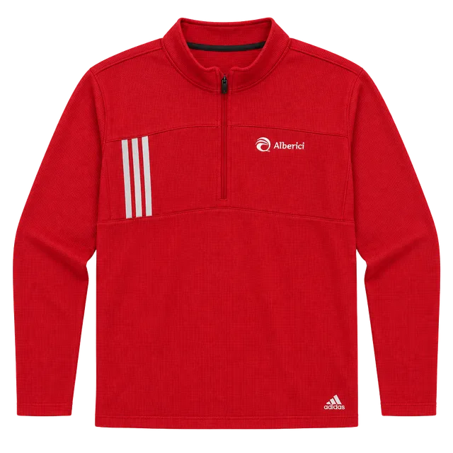 Adidas 1/4 Zip Pullover Size 2XL Red Alberici Golf Corporate