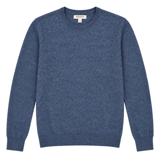 Goodthreads Men's Crewneck Sweater Blue Heather Size XL Extra Large Knit