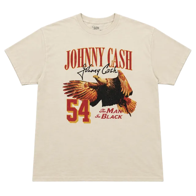 Johnny Cash The Man In Black Graphic T-Shirt