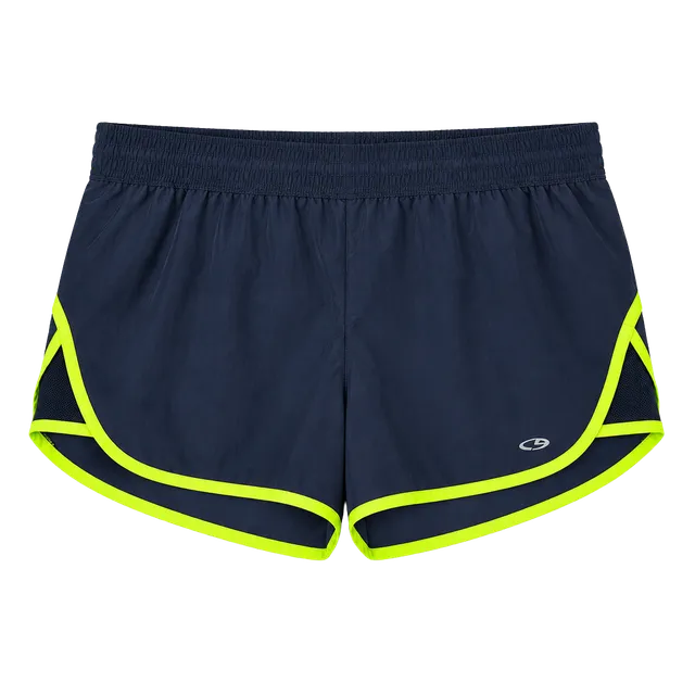 Champion DuoDry Shorts Size XL Gray Neon Yellow