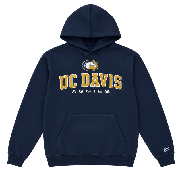 Colosseum Athletics UC Davis Aggies Hoodie Size S Navy Blue Sweatshirt