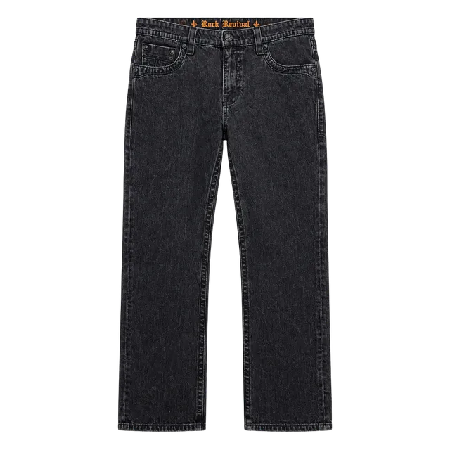 Rock Revival Steven Straight Size 40 Black Jeans