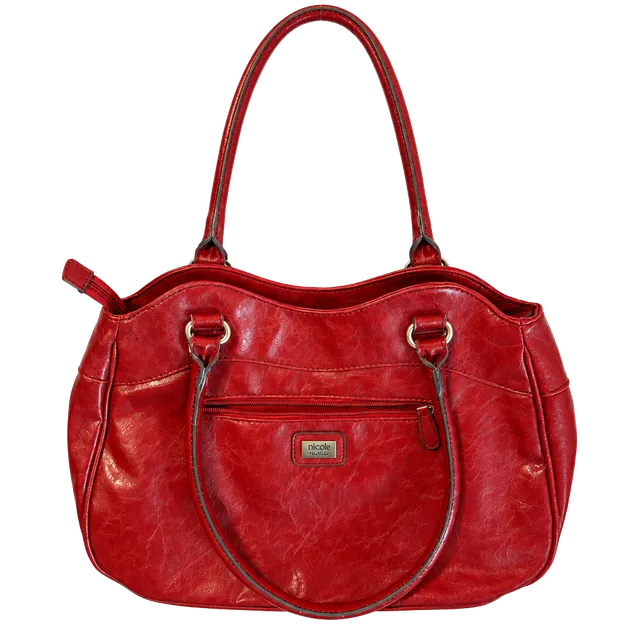 Nicole by Nicole Miller Red Handbag Shoulder Bag